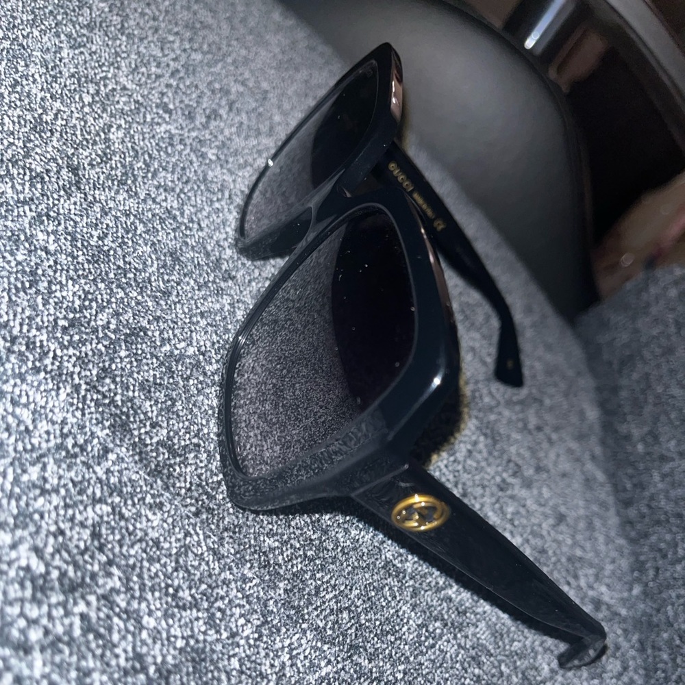 GUCCI NEVER WORN Gradient Square Sunglasses, 54mm GG0096S